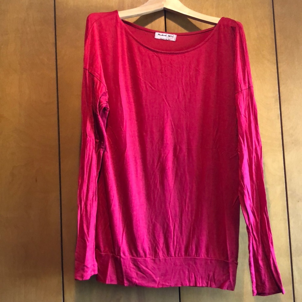 Micheal stars cut out back long sleeve